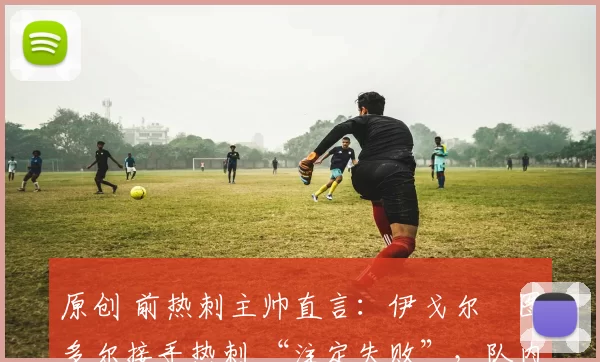 原创 前热刺主帅直言：伊戈尔・图多尔接手热刺 “注定失败”，队内氛围 “ toxic 至极”